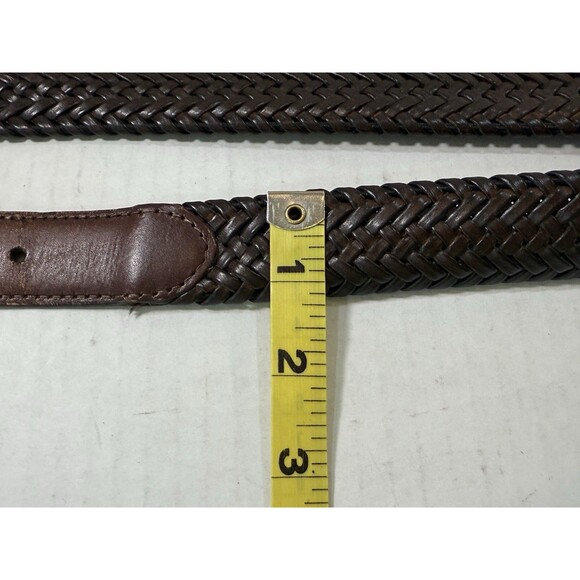 Dockers Warped Laced Brown Genuine Leather BMLI Belt 11DK0438 Men's Size 38/95 - Picture 6 of 14